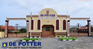 De Potter College of Health Innovation Admission Form for 2026/2027 Academic Session
